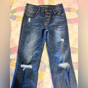 Hippie girl high rise girls jeans size 12. NWOT